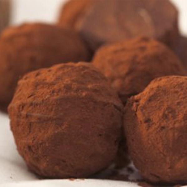Handmade chocolate truffles